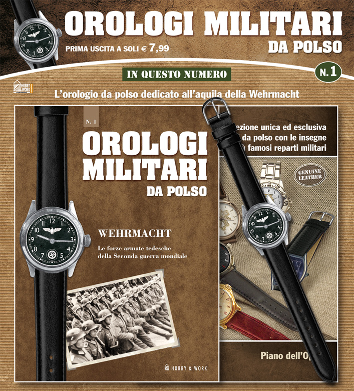 Collana editoriale <br> "Orologi Militari <br> da polso" <br> <br>Casa Editrice: <br>Hobby & Work